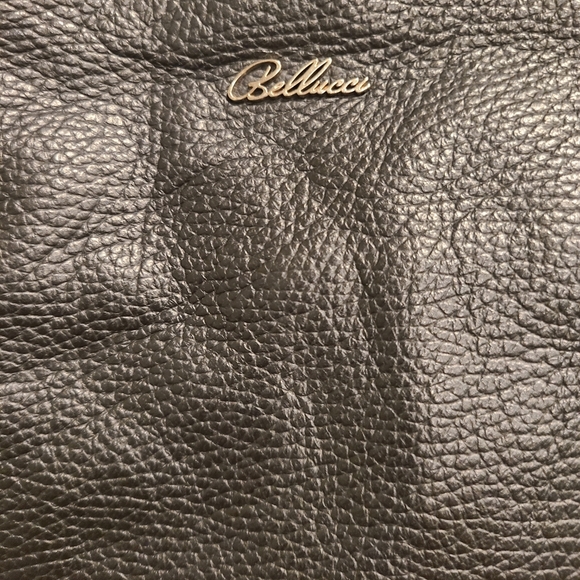 Bellucci Black Leather Large Handbag - Picture 5 of 7